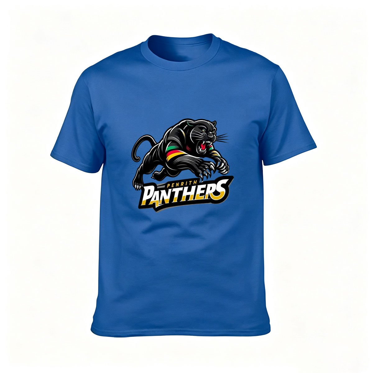 Penrith Panthers Logo T-Shirt Men's Black Rugby Team Tee Gift - Image 4