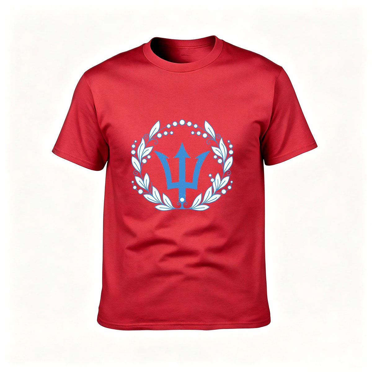 Barbados Trident Emblem Men's T-Shirt National Pride Gift - Image 5