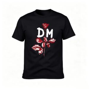 Depeche Mode Rose Logo Men's T-Shirt Music Gift