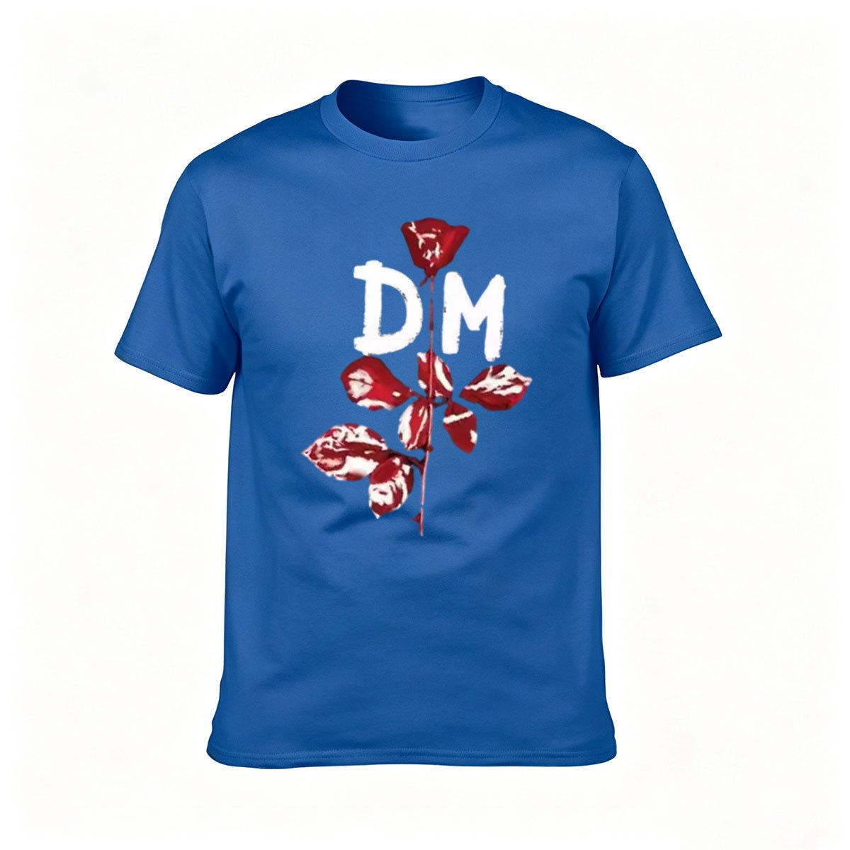 Depeche Mode Rose Logo Men's T-Shirt Music Gift - Image 4