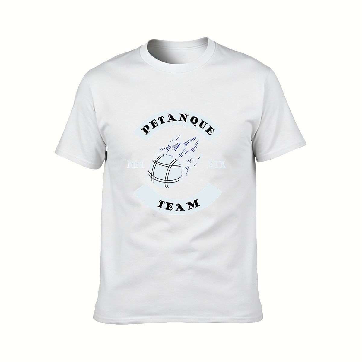 Petanque Team Flame Ball T-Shirt Men's Sport Gift Tee - Image 2