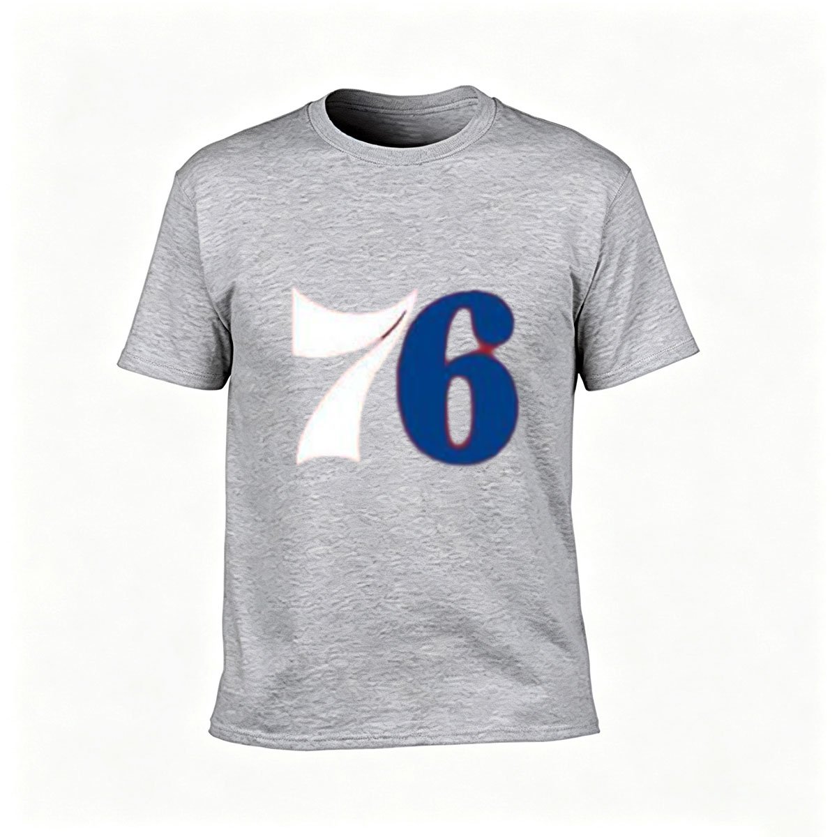 76 Logo Men's T-Shirt Philadelphia Basketball Fan Gift - Image 3