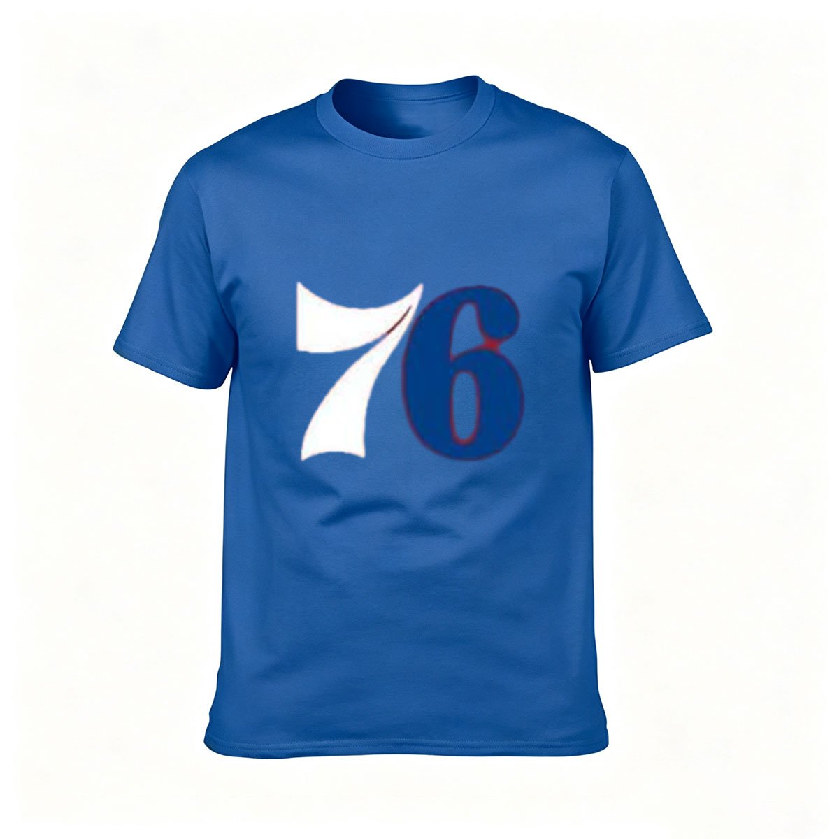 76 Logo Men's T-Shirt Philadelphia Basketball Fan Gift - Image 4