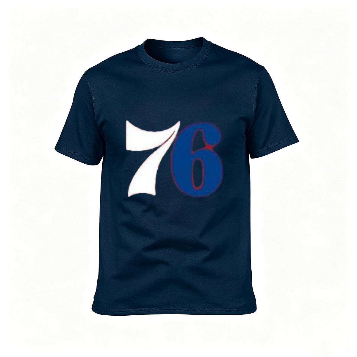 76 Logo Men's T-Shirt Philadelphia Basketball Fan Gift - Image 6