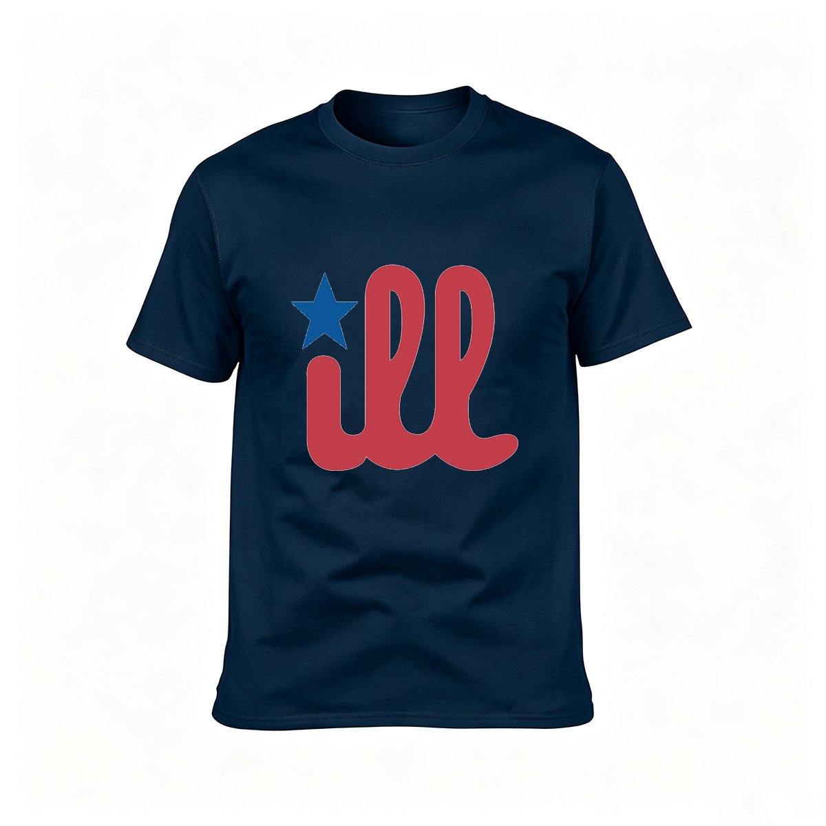 Red White Blue Star Design Men's T-Shirt Casual Wear Gift Idea - Image 6