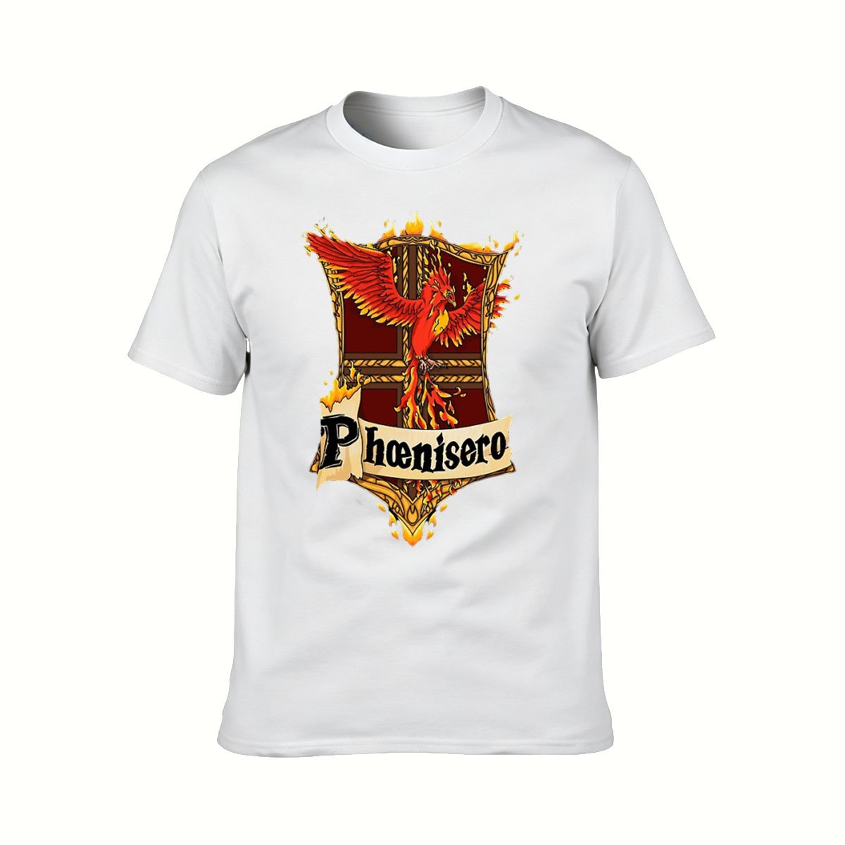 Phoenix Bird Crest Men's T-Shirt Gift for Fantasy Fans - Image 2