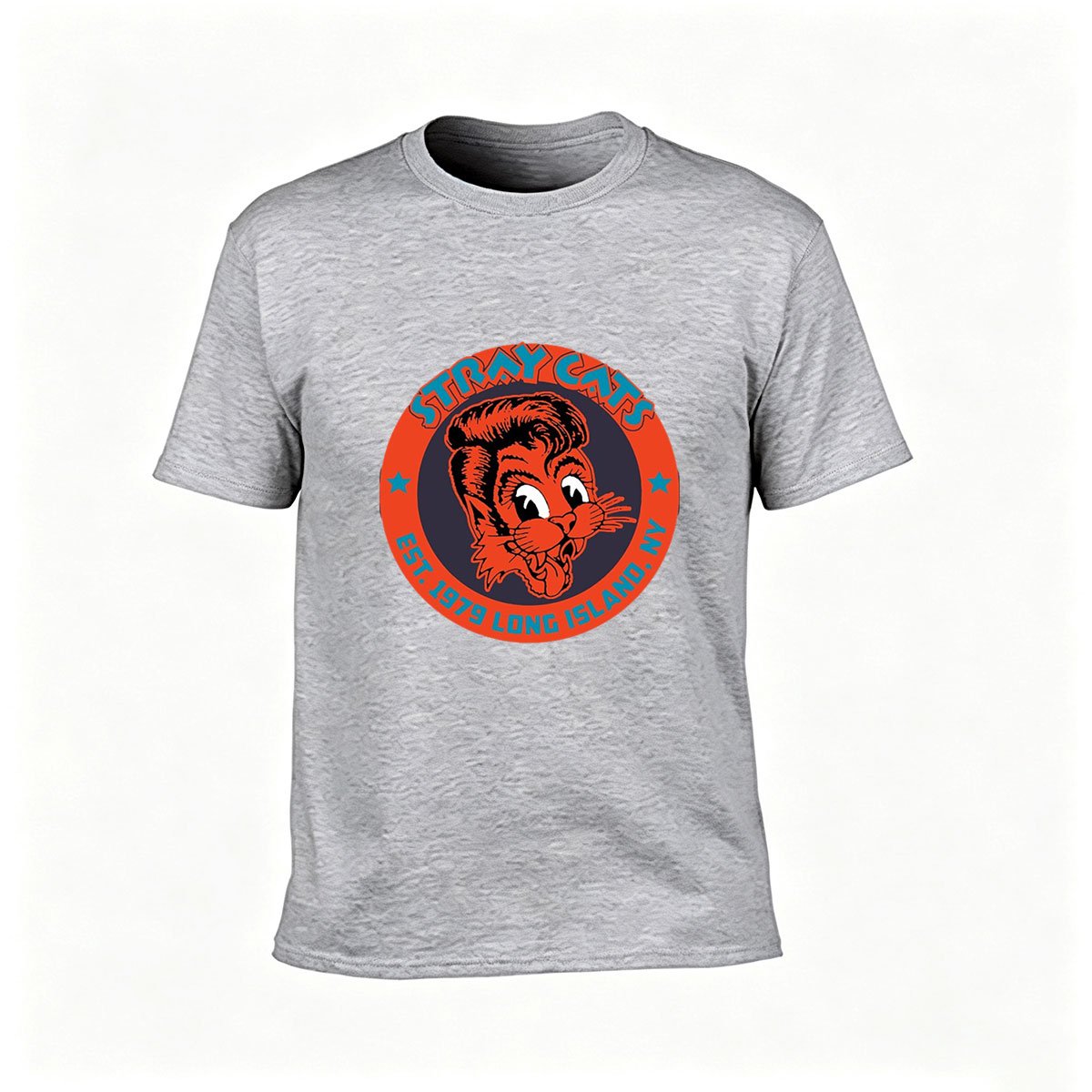 Stray Cats Rockabilly Band Logo Men's T-Shirt Gift for Music Fans - Image 3