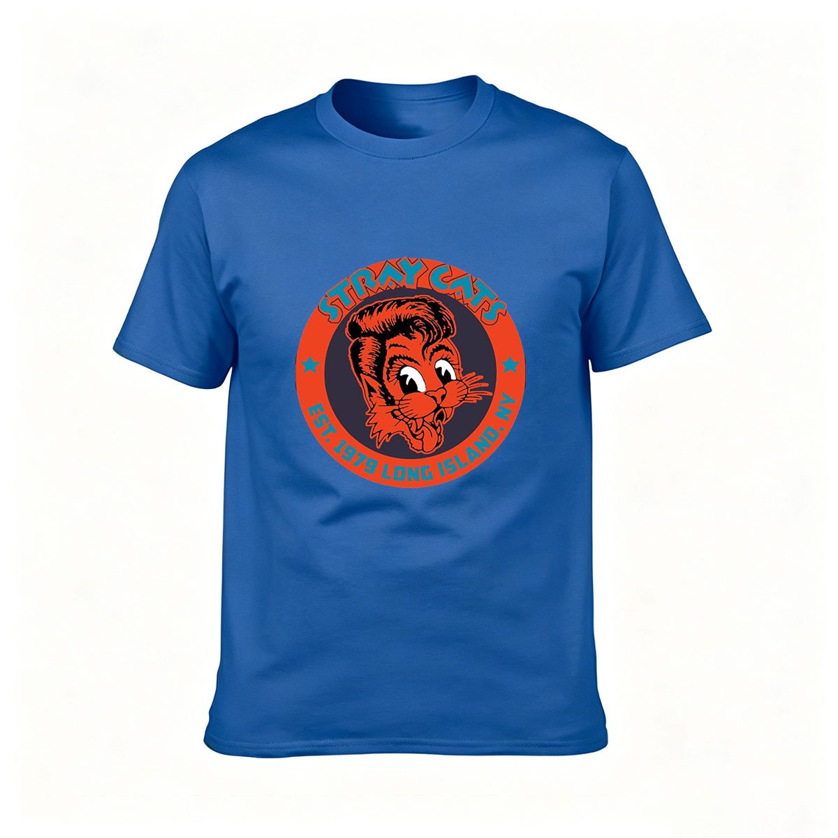Stray Cats Rockabilly Band Logo Men's T-Shirt Gift for Music Fans - Image 4