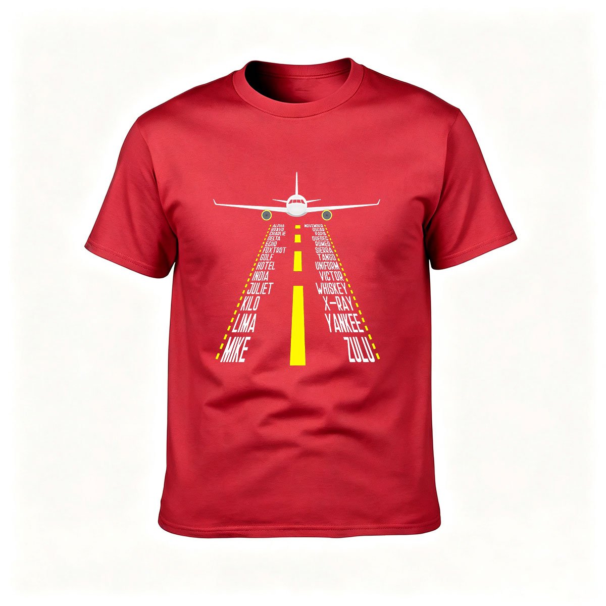 Aviation Phonetic Alphabet T-Shirt Men's Gift Pilot Theme Tees - Image 5