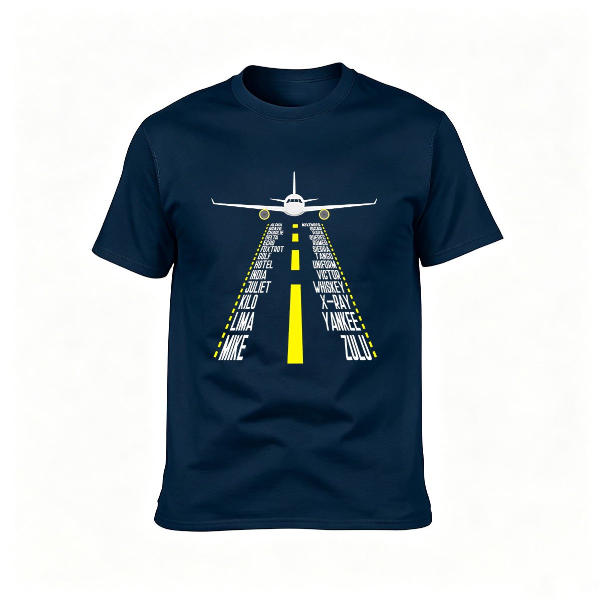Aviation Phonetic Alphabet T-Shirt Men's Gift Pilot Theme Tees - Image 6