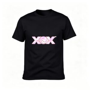 XOXO Pink Gradient Love Design Men's T-Shirt