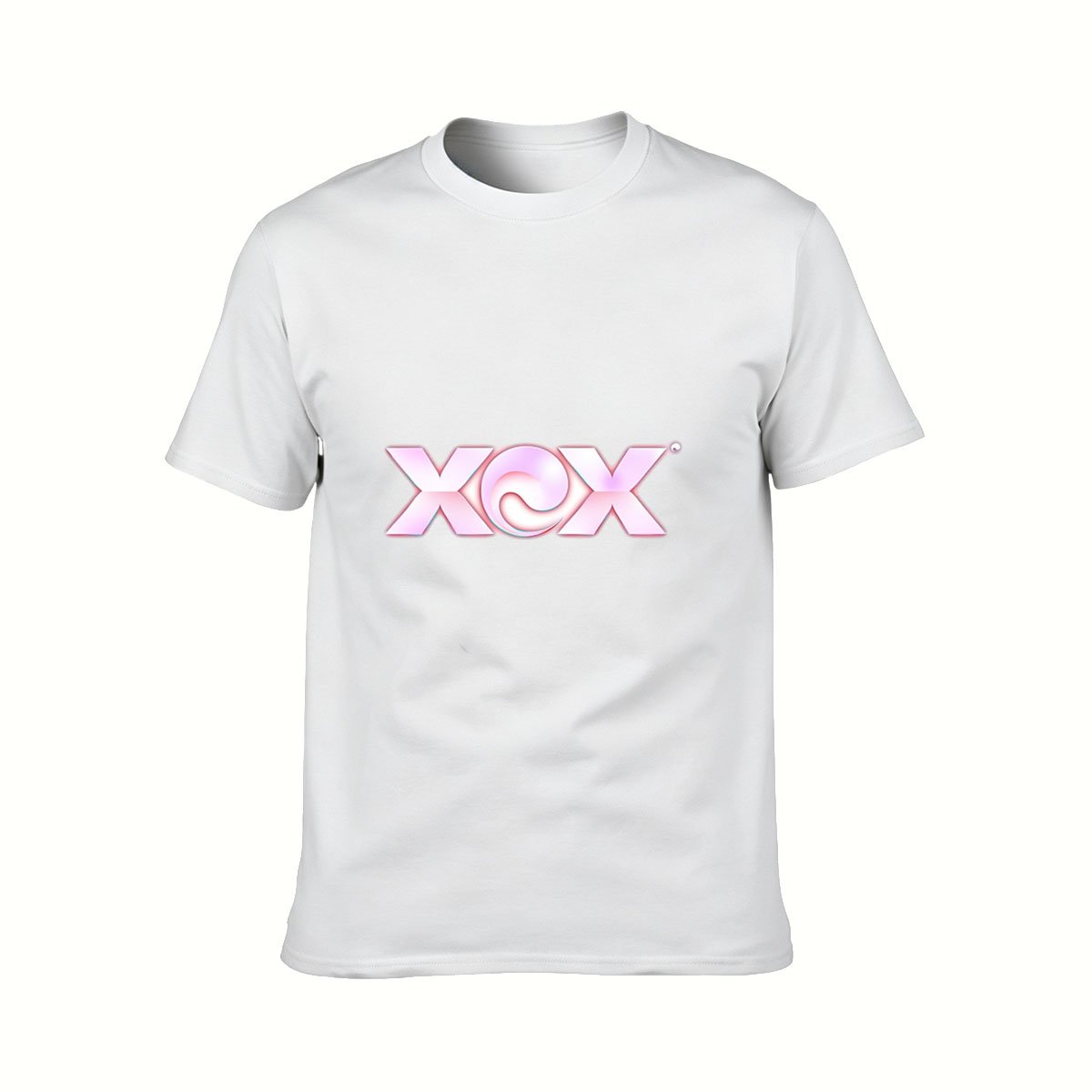 XOXO Pink Gradient Love Design Men's T-Shirt - Image 2