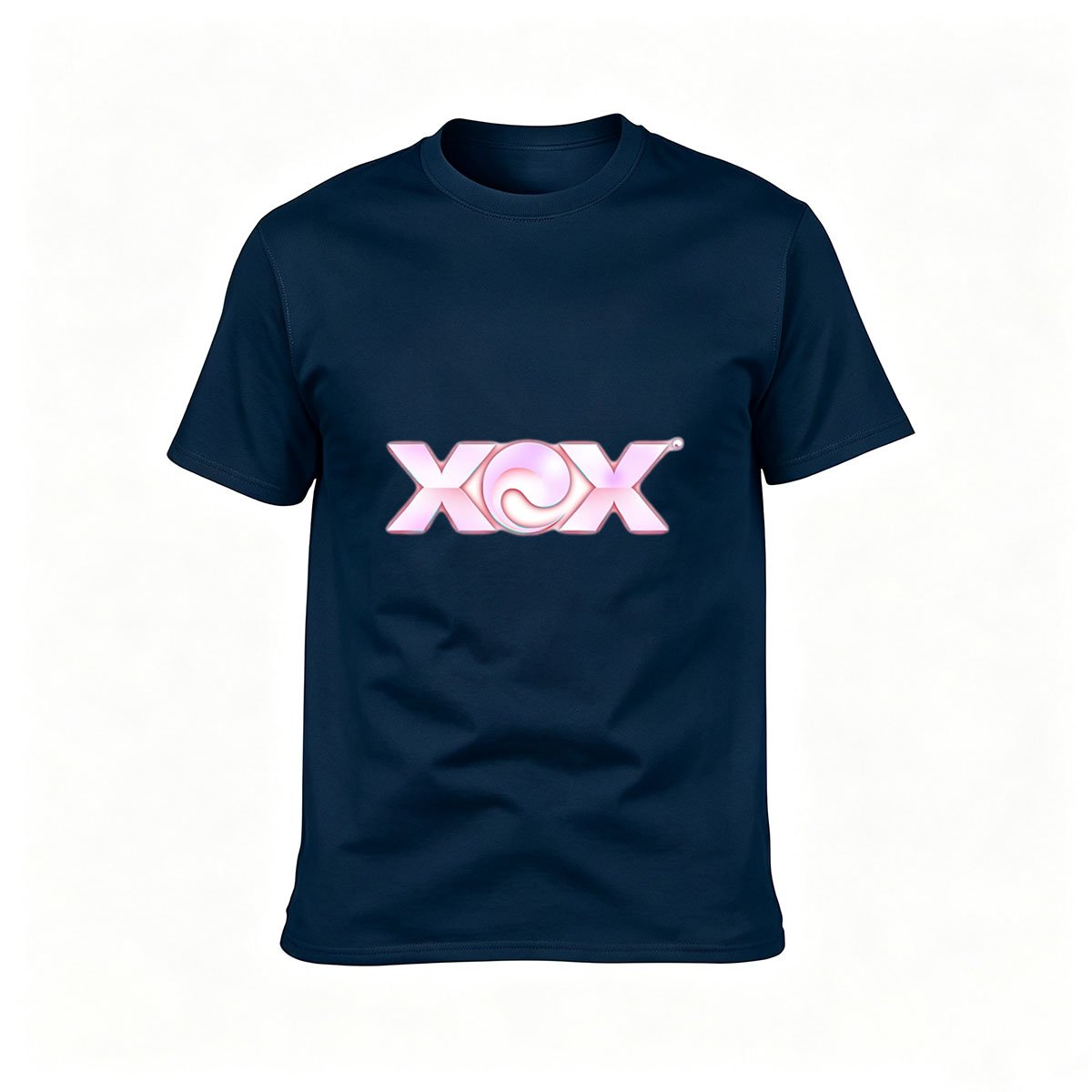 XOXO Pink Gradient Love Design Men's T-Shirt - Image 6