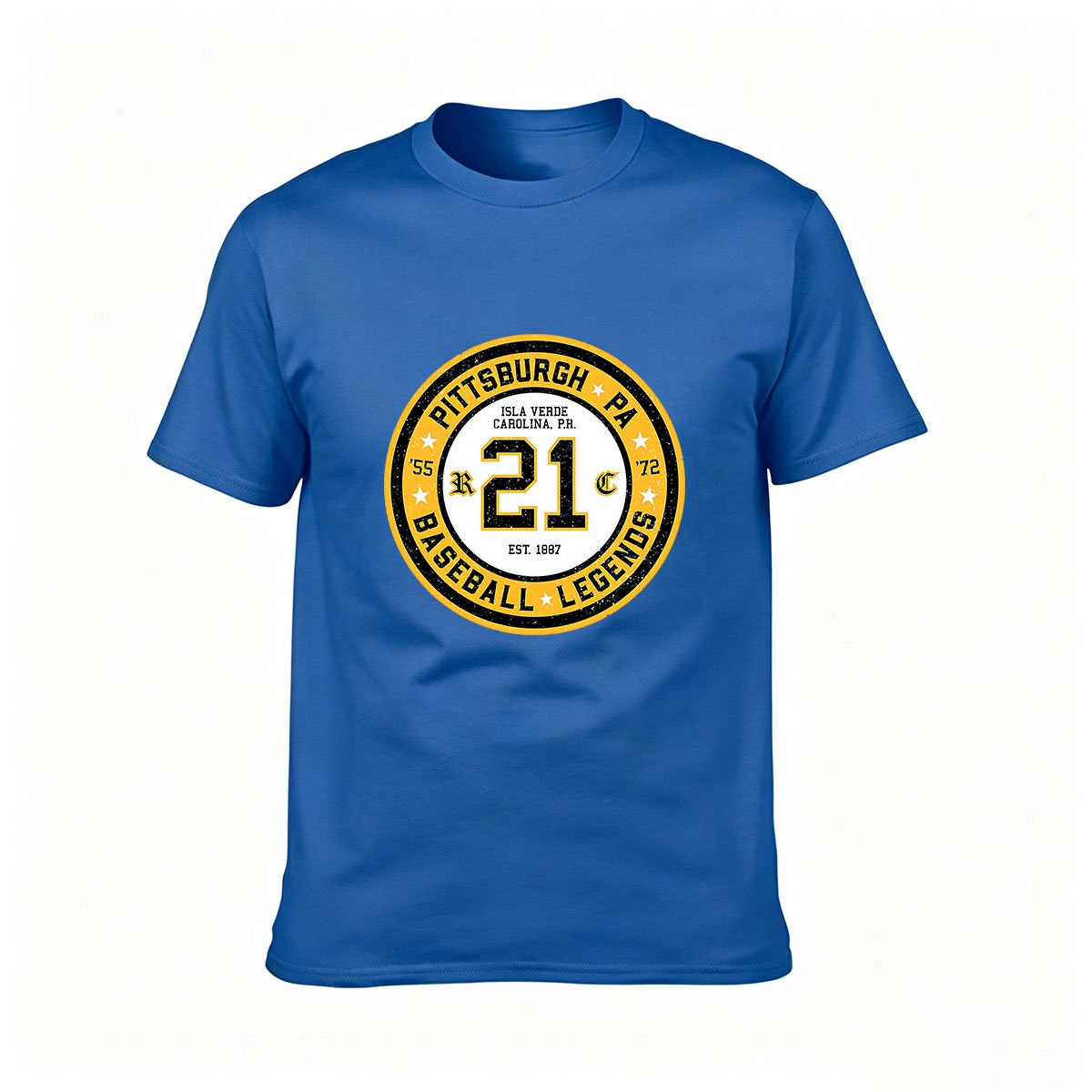 Pittsburgh Baseball Legends 21 Men's T-Shirt Gift - Image 4