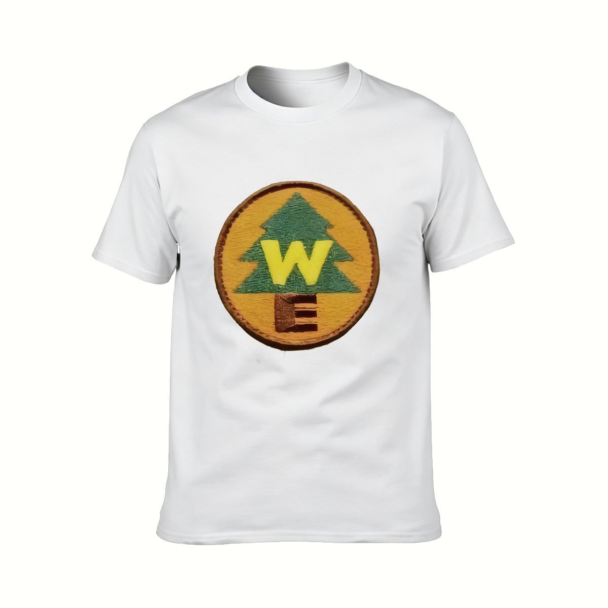 Woodland Adventure Logo Men's T-Shirt Outdoor Gift Wear - Image 2