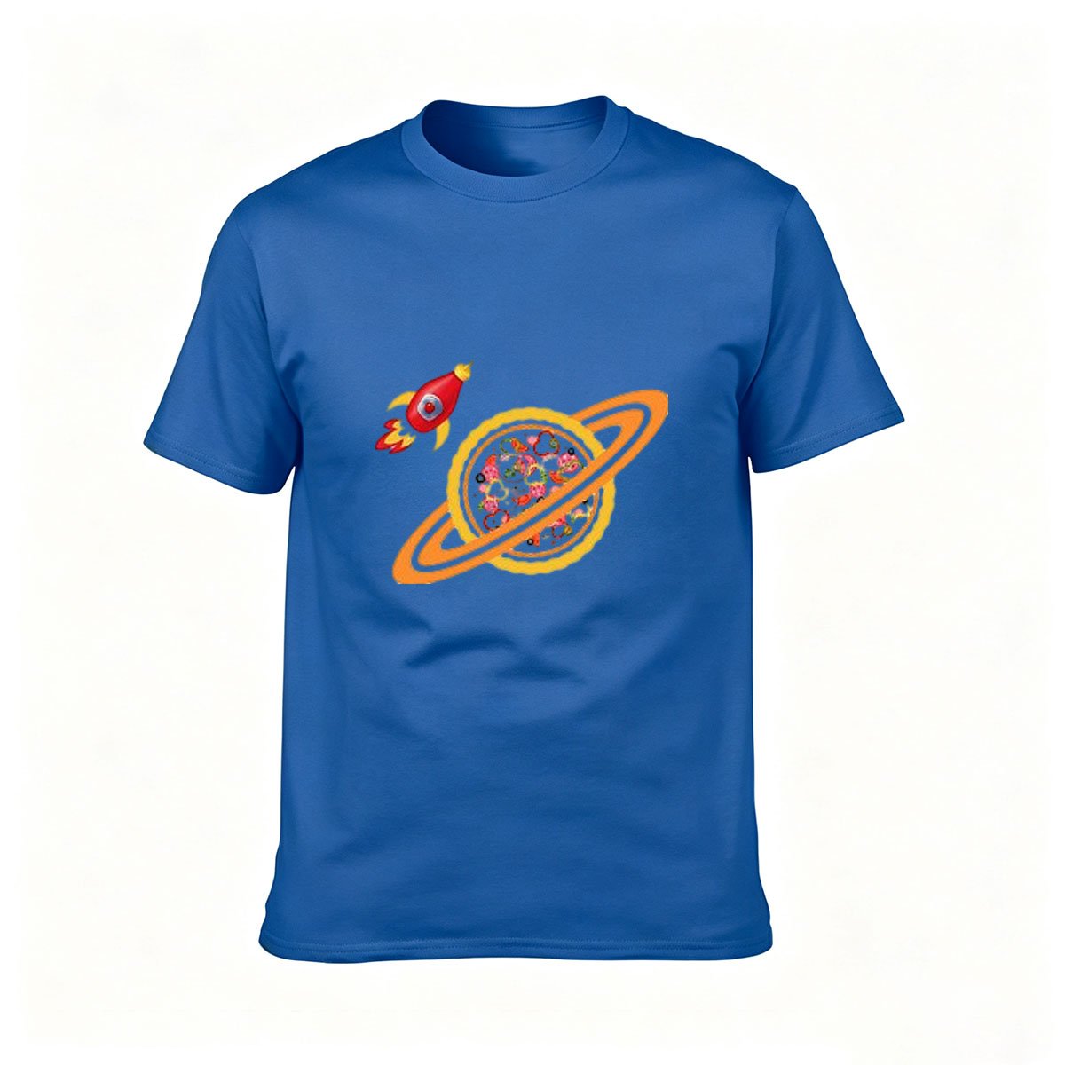 Pizza Planet Rocket T-Shirt Men's Fun Space Food Gift Tee - Image 4