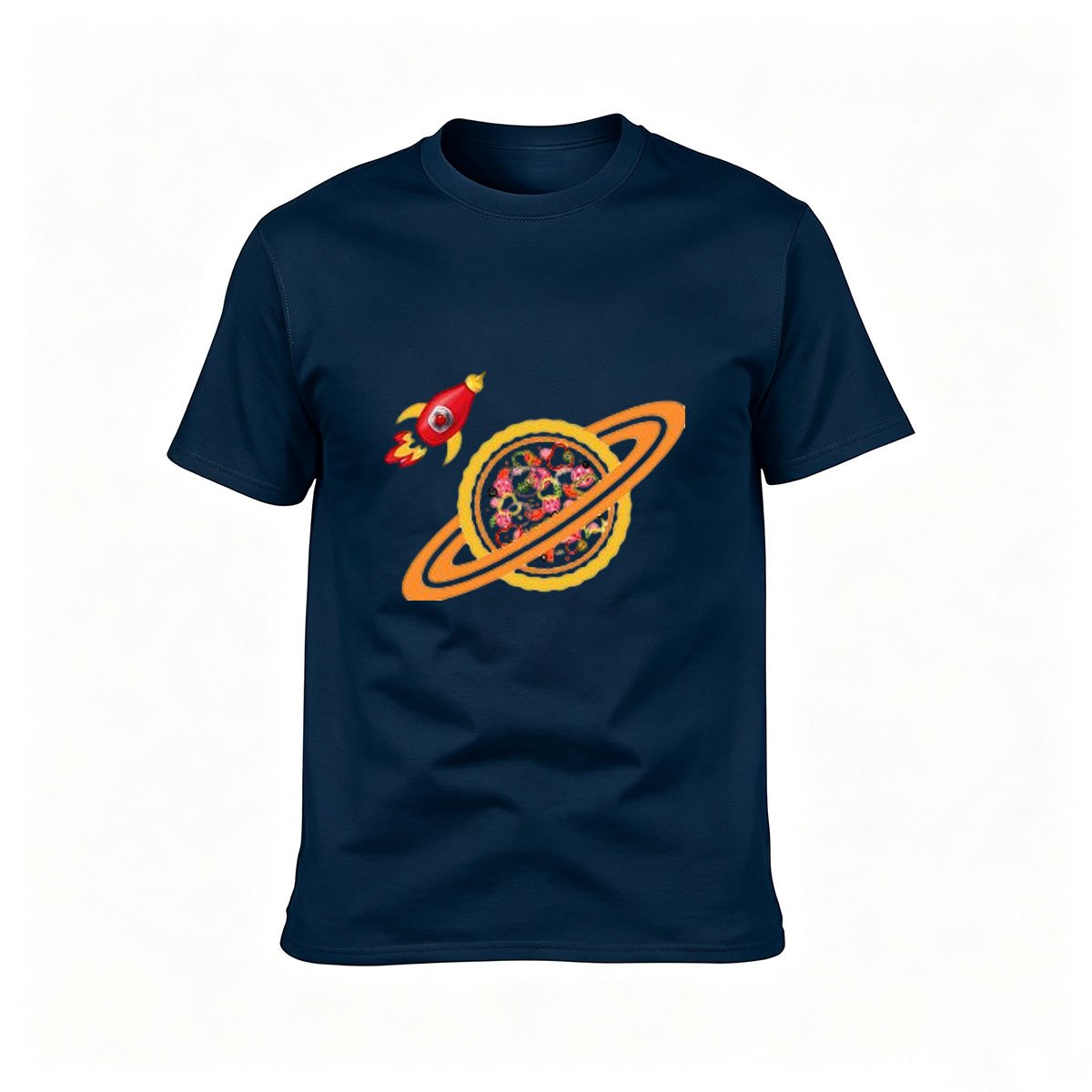 Pizza Planet Rocket T-Shirt Men's Fun Space Food Gift Tee - Image 6