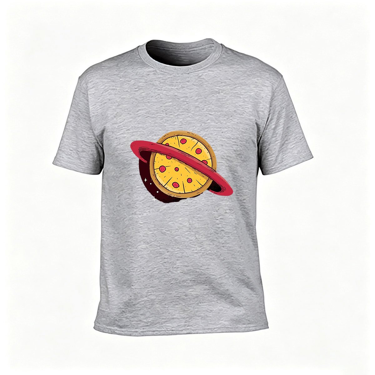 Pizza Planet Men's T-Shirt Funny Space Food Gift Tees - Image 3