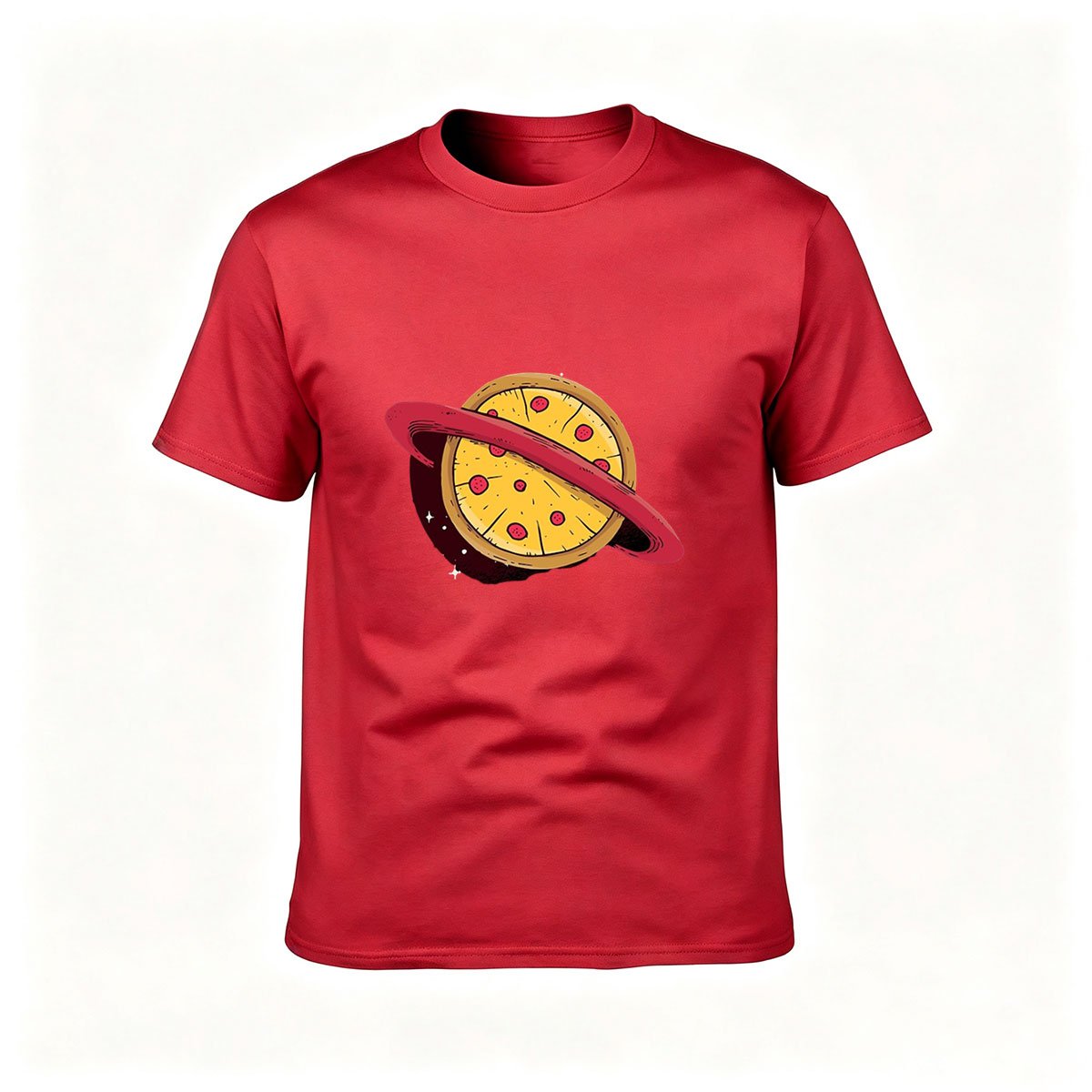 Pizza Planet Men's T-Shirt Funny Space Food Gift Tees - Image 5
