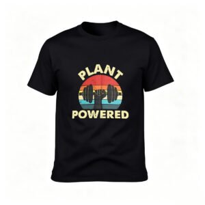 Plant Powered Vegan Fitness Men's T-Shirt Workout Gift
