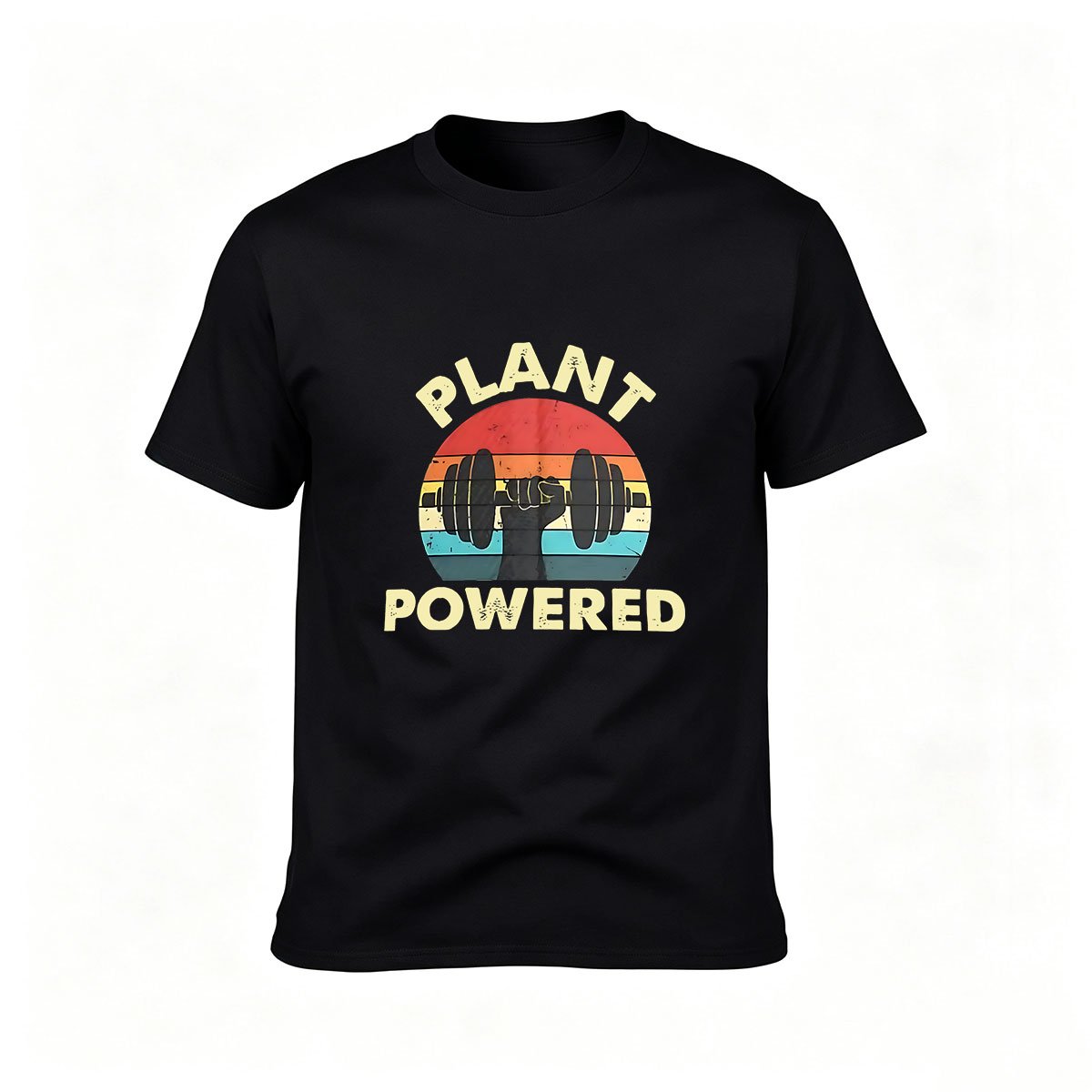 Plant Powered Vegan Fitness Men's T-Shirt Workout Gift