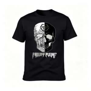 Philipp Plein Skull Print Men's T-Shirt Fashion Gift Wear