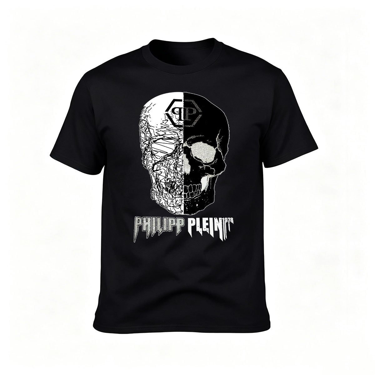 Philipp Plein Skull Print Men's T-Shirt Fashion Gift Wear