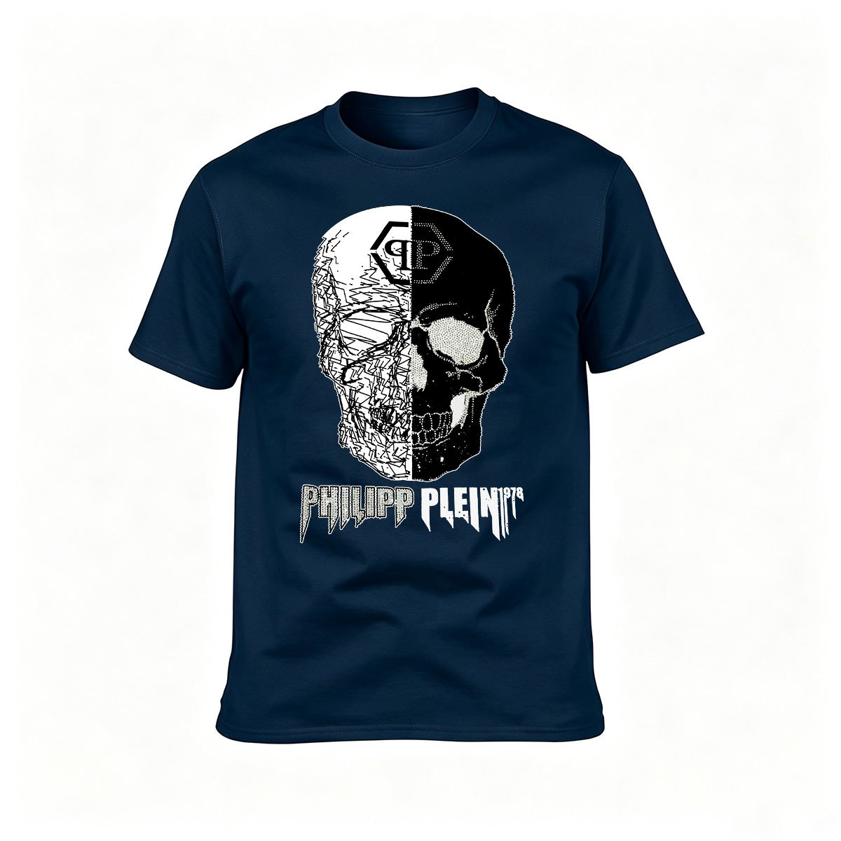 Philipp Plein Skull Print Men's T-Shirt Fashion Gift Wear - Image 6