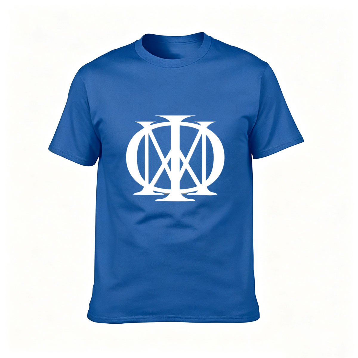 Men's Black T-Shirt with White Monogram Logo Design for Gifts and Casual Wear - Image 4