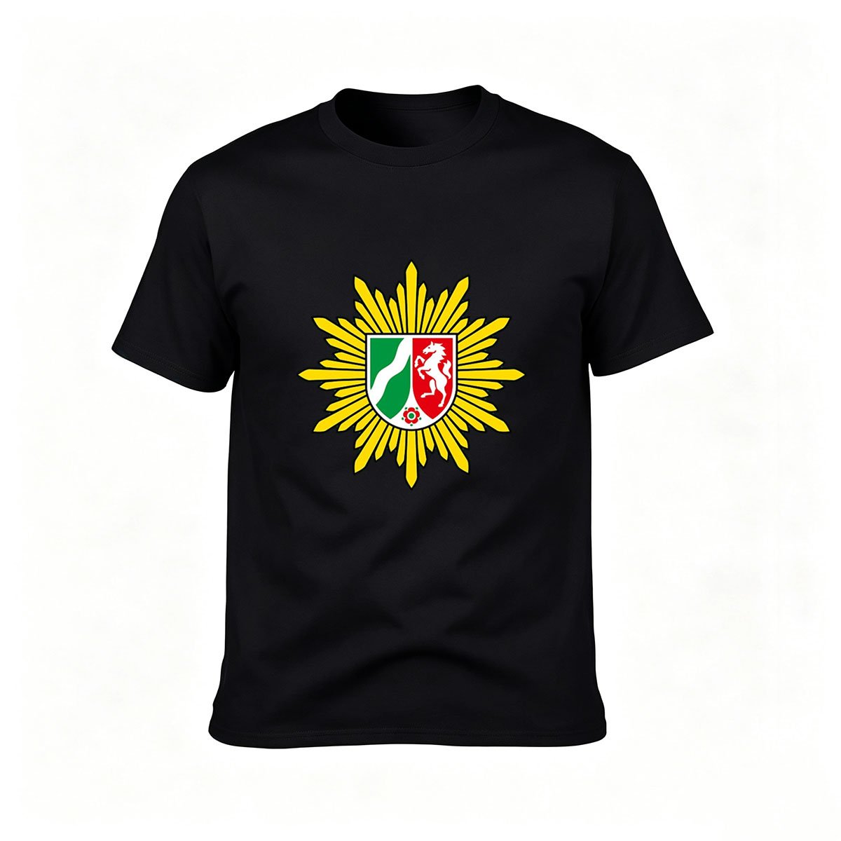 Italian Shield Sunburst Men's T-Shirt Gift for Fans