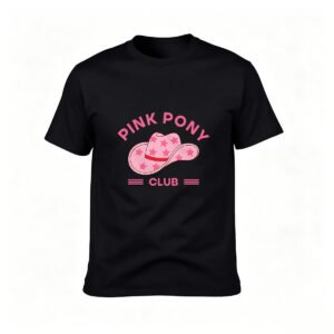Pink Pony Club Cowboy Hat T-Shirt Women's Fashion Gift