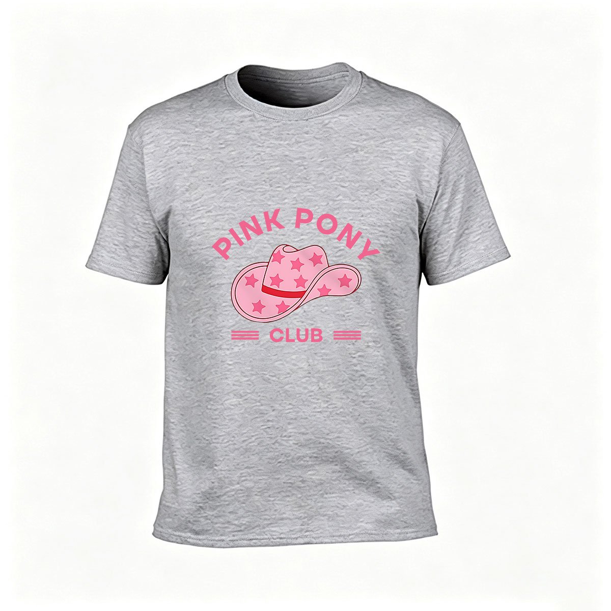 Pink Pony Club Cowboy Hat T-Shirt Women's Fashion Gift - Image 3