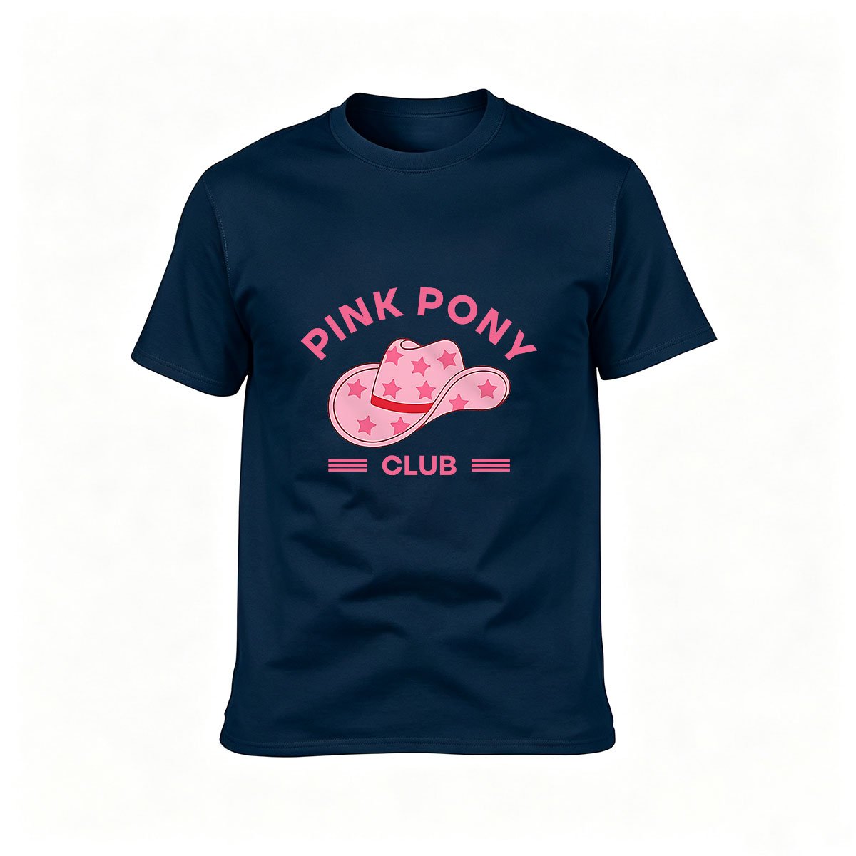 Pink Pony Club Cowboy Hat T-Shirt Women's Fashion Gift - Image 6