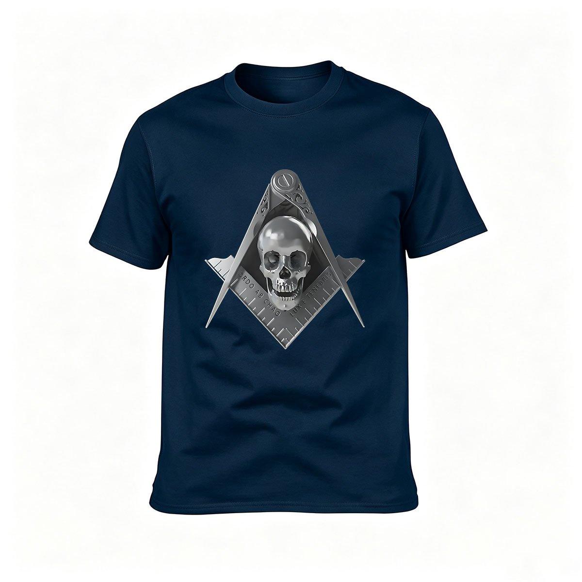 Masonic Skull T-Shirt Men's Gothic Symbolic Design Gift - Image 6