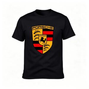 Porsche Logo Men's T-Shirt Stuttgart Horse Emblem Gift