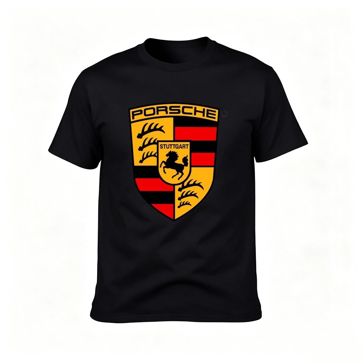 Porsche Logo Men's T-Shirt Stuttgart Horse Emblem Gift