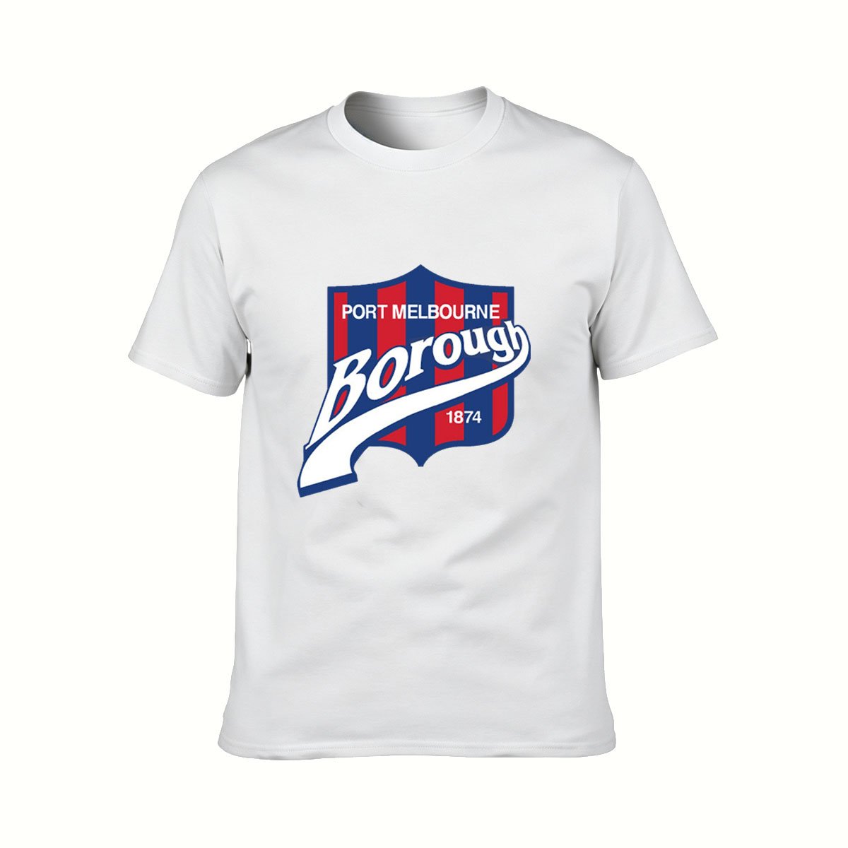 Port Melbourne Borough 1874 Men's T-Shirt Football Fan Gift - Image 2