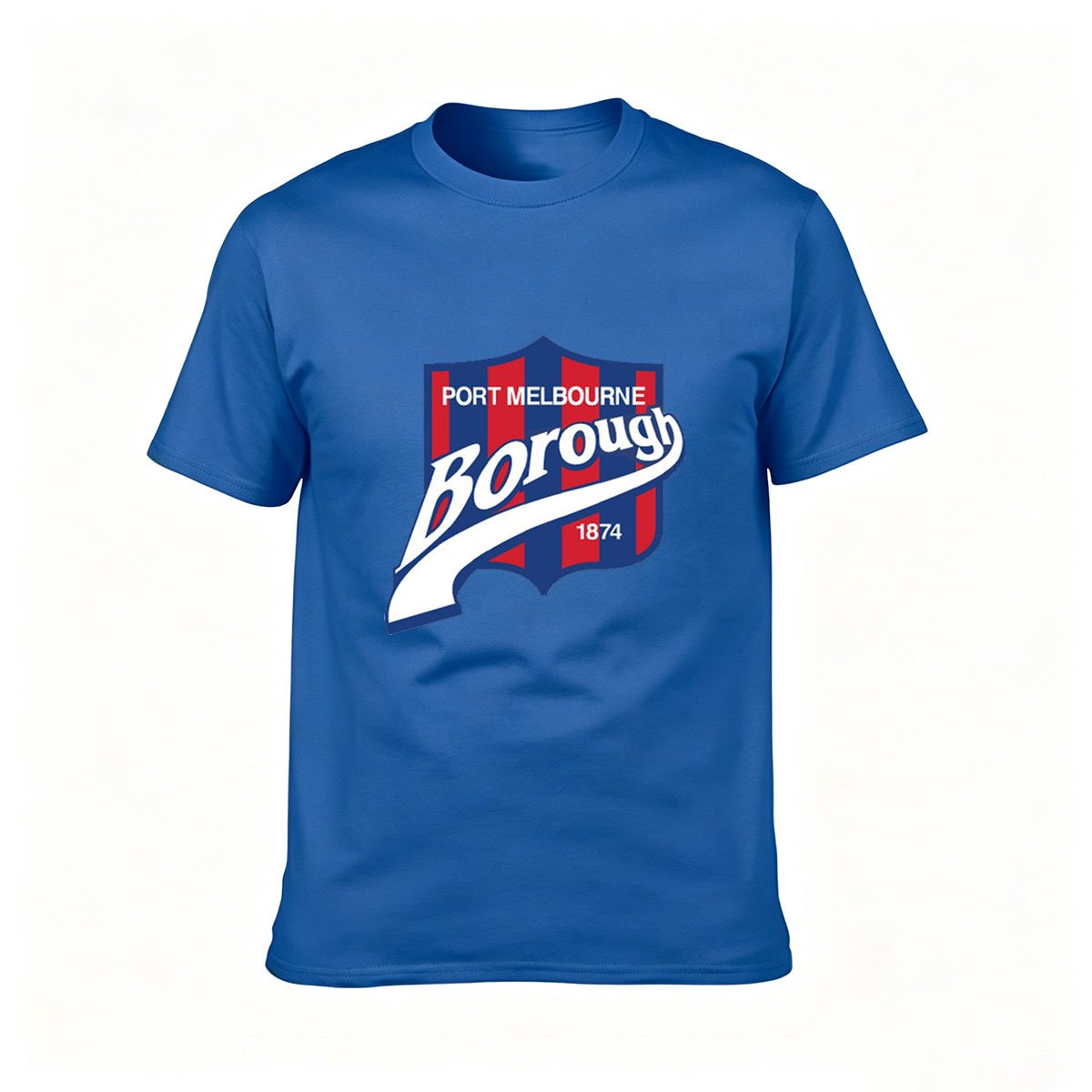 Port Melbourne Borough 1874 Men's T-Shirt Football Fan Gift - Image 4