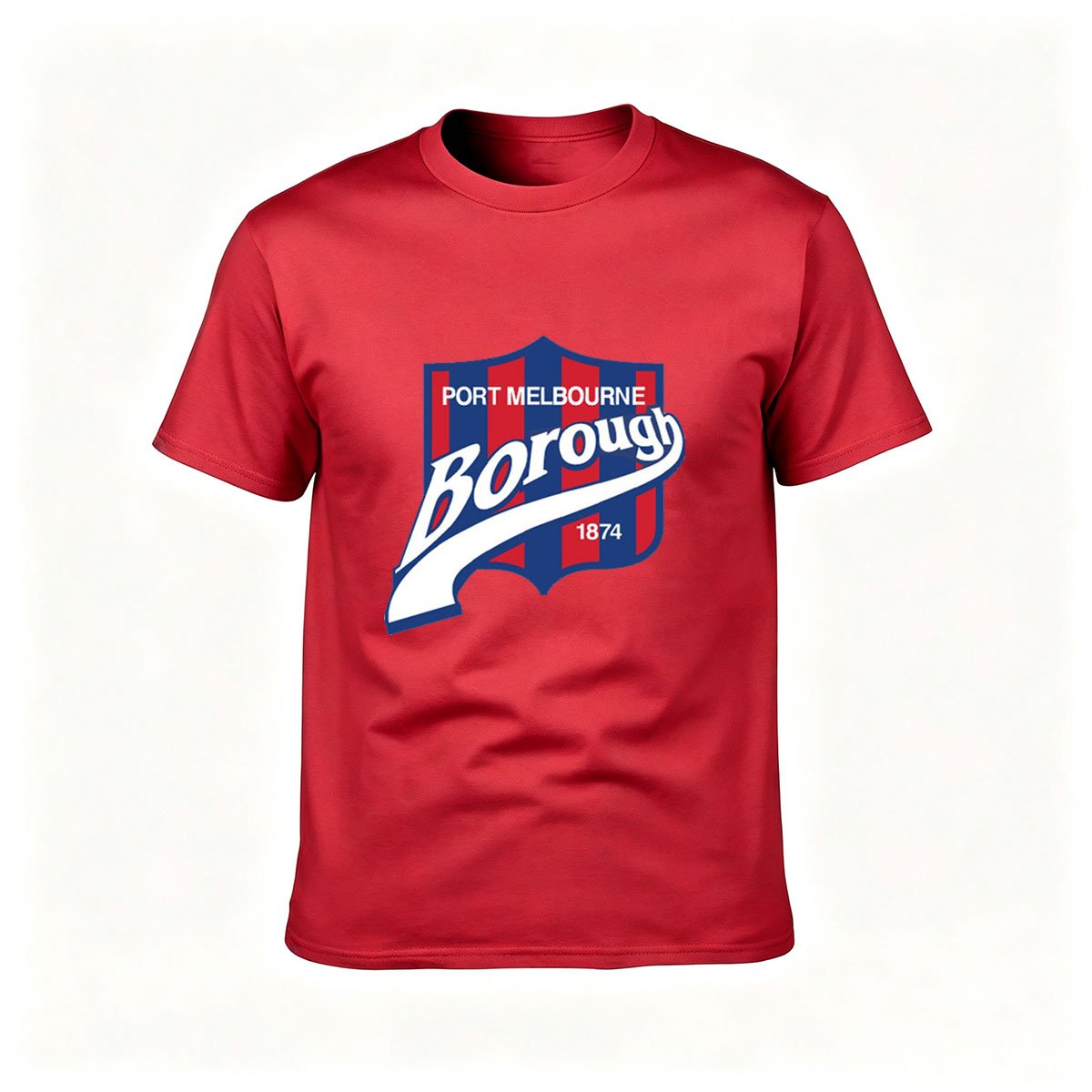 Port Melbourne Borough 1874 Men's T-Shirt Football Fan Gift - Image 5