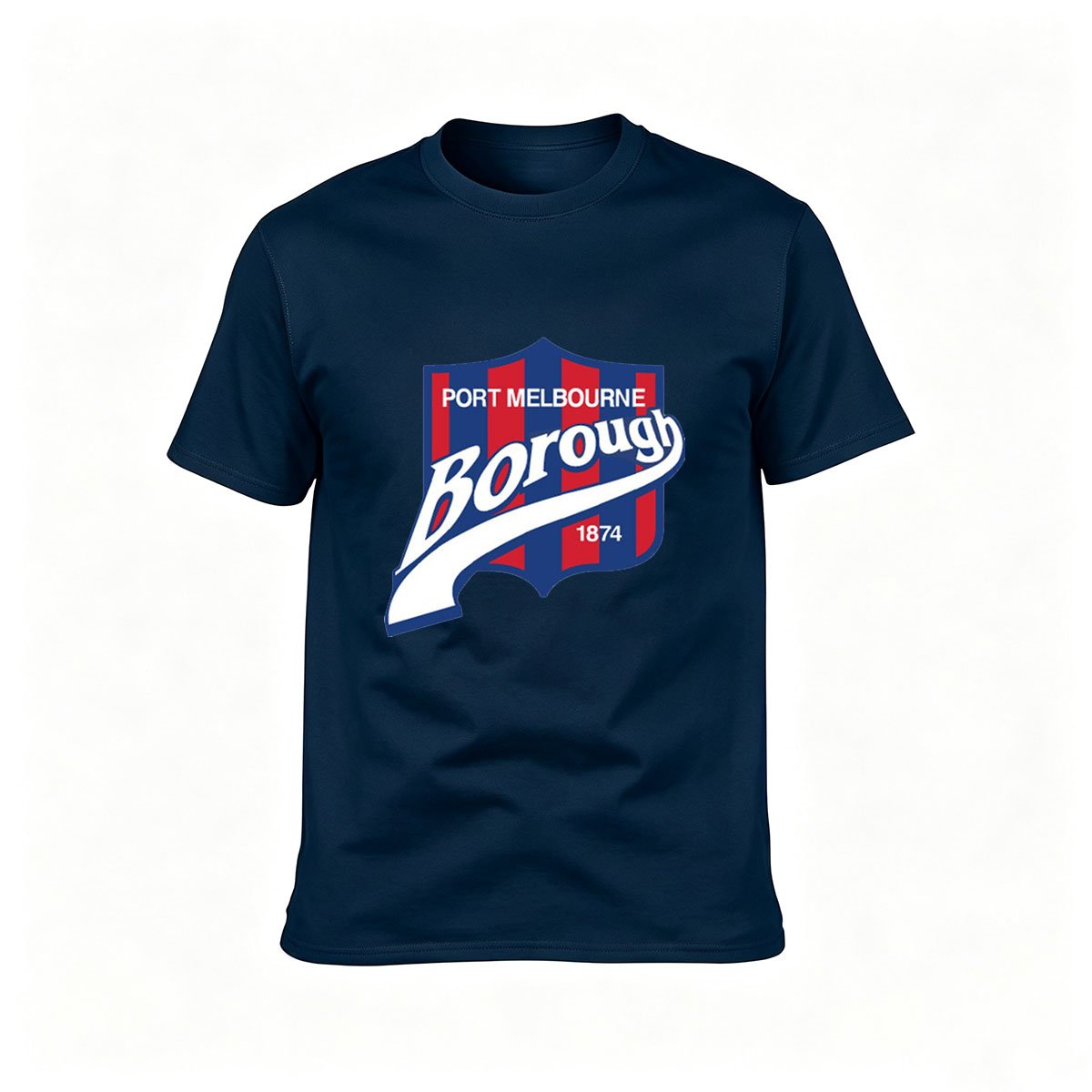 Port Melbourne Borough 1874 Men's T-Shirt Football Fan Gift - Image 6