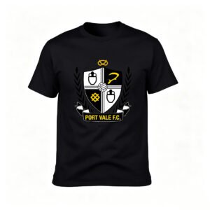 Port Vale FC Crest Men's T-Shirt Football Gift 1876