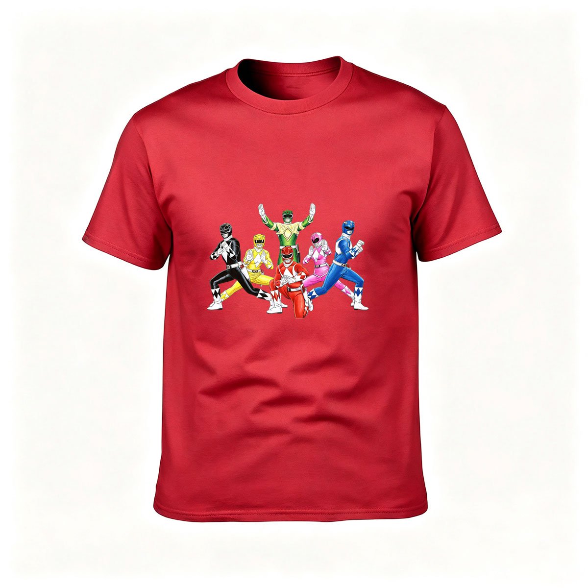 Power Rangers Heroes Men's T-Shirt Gift for Fans - Image 5