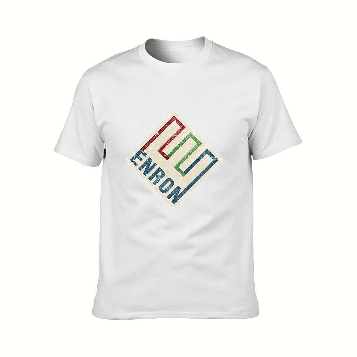 Enron Logo T-Shirt Men's Vintage Business Gift Tee - Image 2