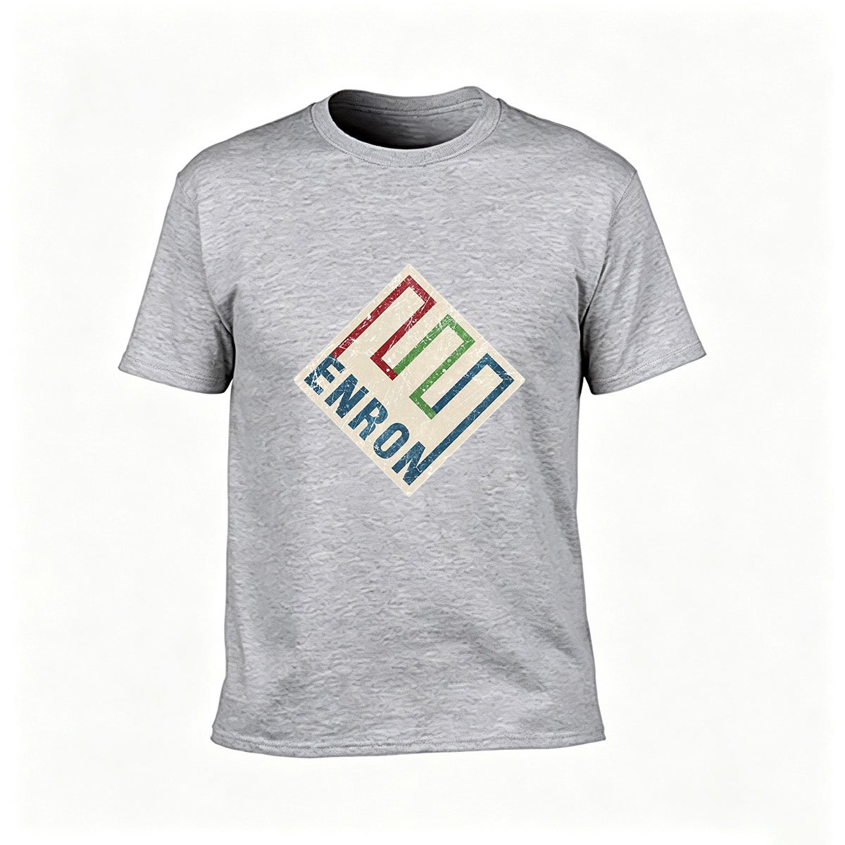Enron Logo T-Shirt Men's Vintage Business Gift Tee - Image 3