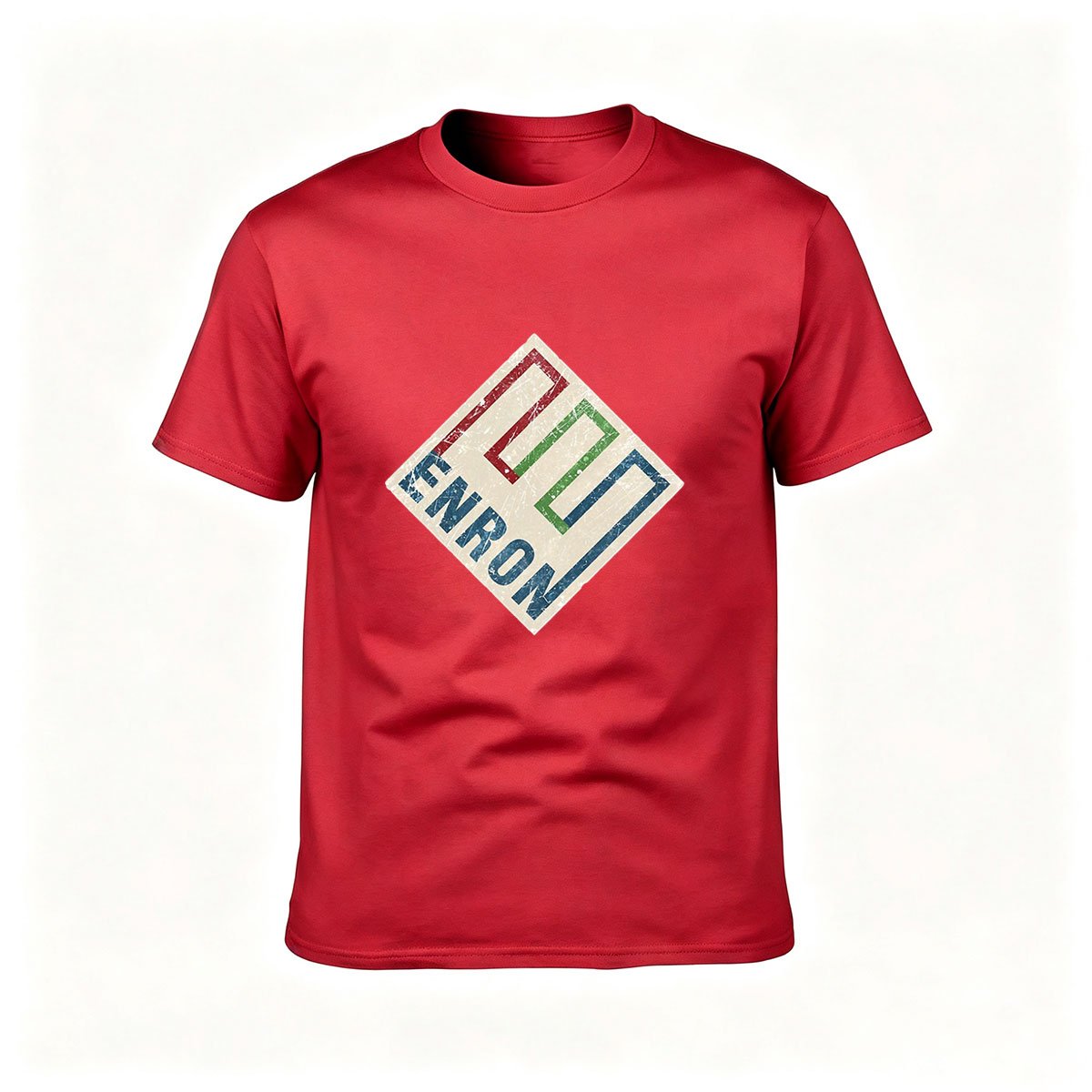 Enron Logo T-Shirt Men's Vintage Business Gift Tee - Image 5