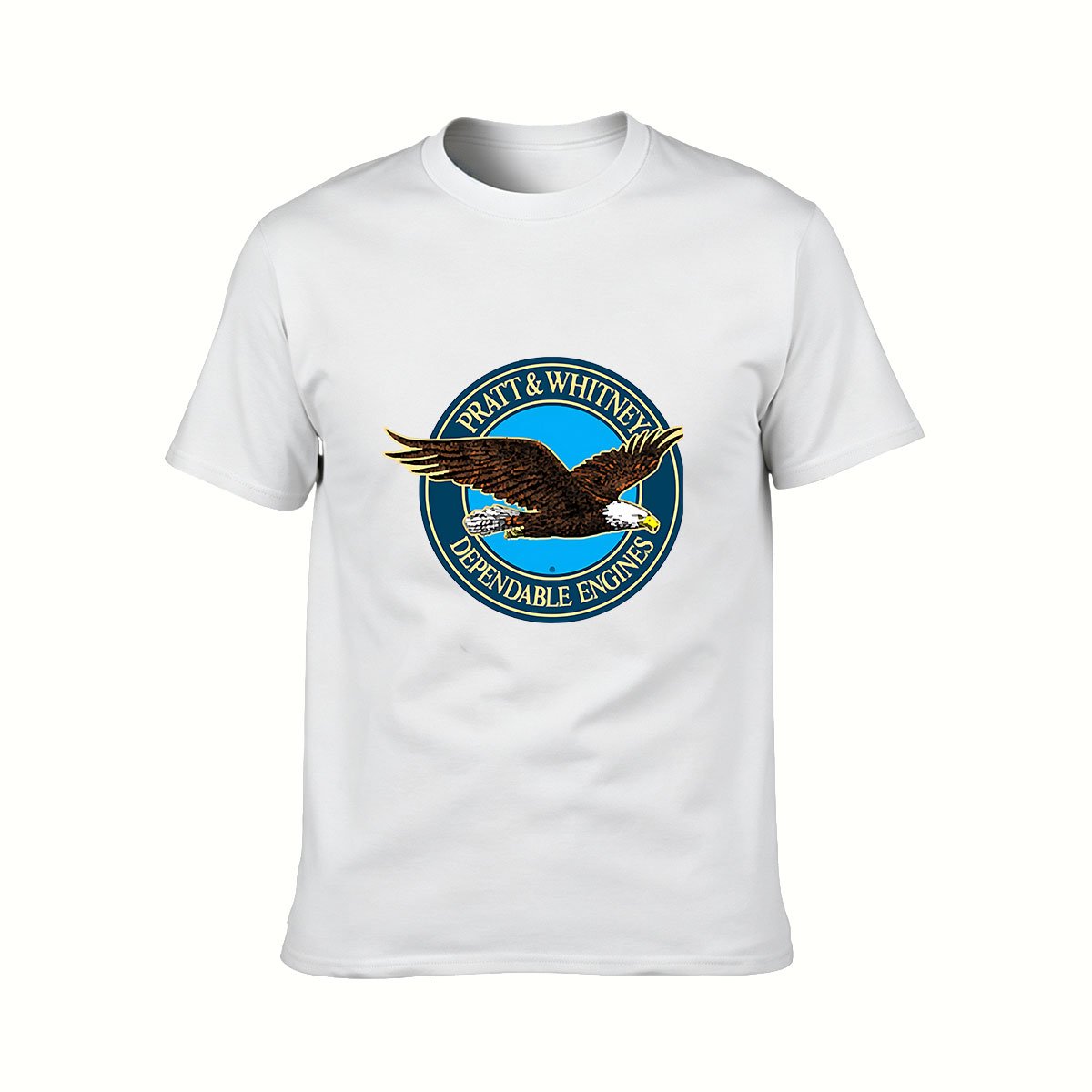 Pratt Whitney Eagle Logo Men's T-Shirt Aviation Gift - Image 2
