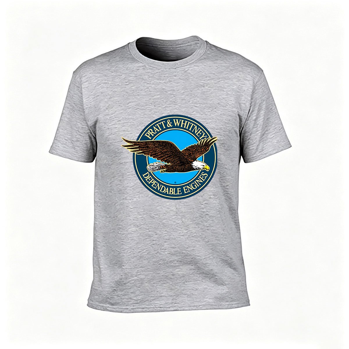 Pratt Whitney Eagle Logo Men's T-Shirt Aviation Gift - Image 3