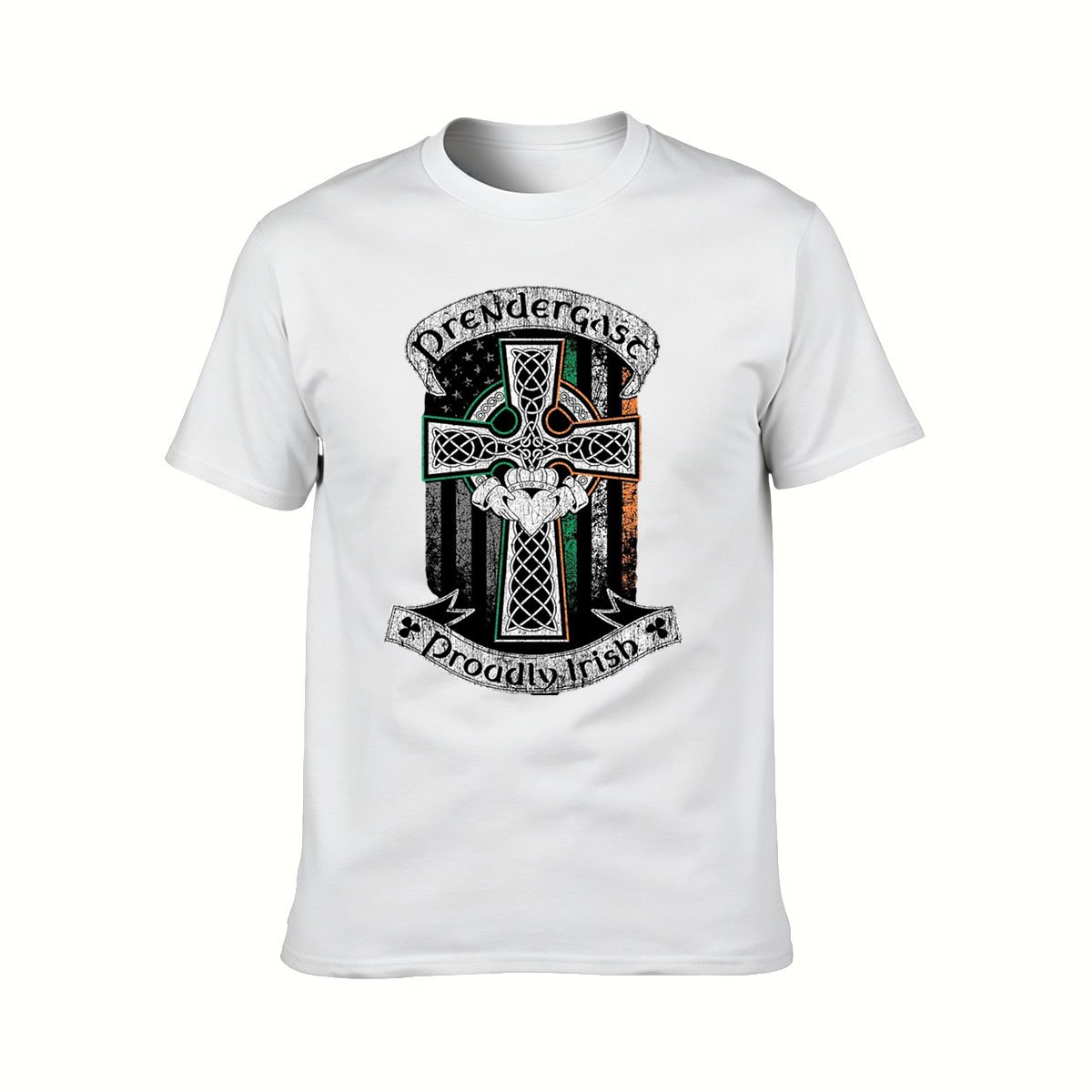 Pendergast Proudly Irish Celtic Cross T-Shirt Men's Gift - Image 2