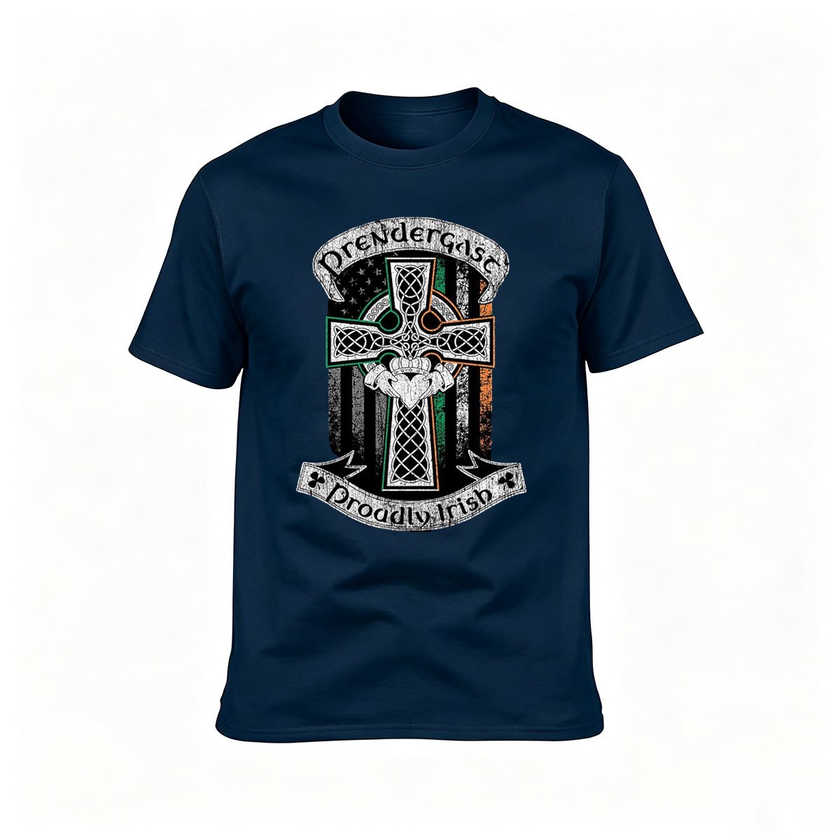 Pendergast Proudly Irish Celtic Cross T-Shirt Men's Gift - Image 6