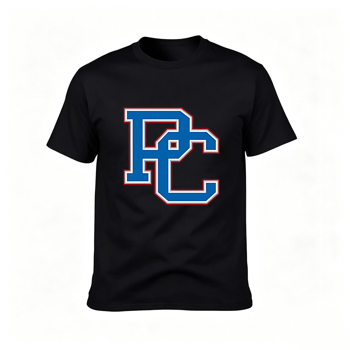 PC Logo Men's T-Shirt Black Blue Red Design Casual Wear Gift
